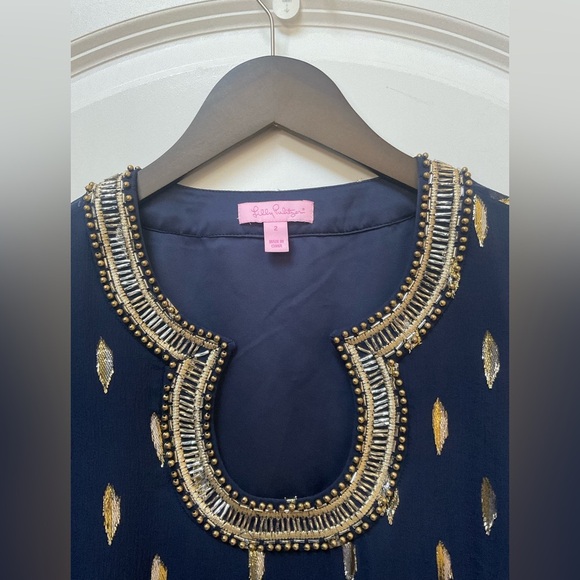 Lilly Pulitzer Amory Silk Shift Dress - Picture 3 of 7